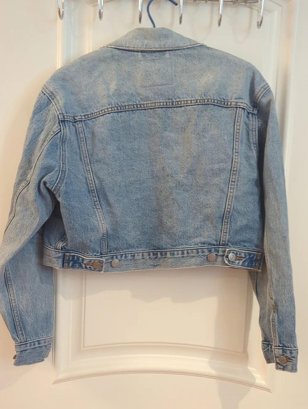 Levi's For Free People Cropped Denim Jacket